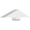 Ekena Millwork Eugene Architectural Grade PVC Gable Bracket, 36"W x 7 1/2"H x 6"D x 6"F, 5/12 Pitch GBP036X08X0606EUG00 - alternate 1